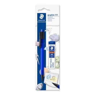   Nyomósirón és grafitbél, 0,5 mm, STAEDTLER "Graphite 777", vegyes színek