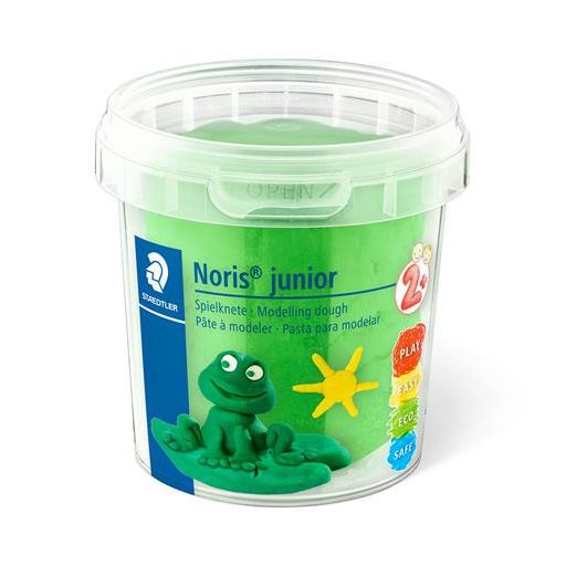 Modellező gyurma készlet, STAEDTLER "Noris® junior 813", 4 különböző neon szín