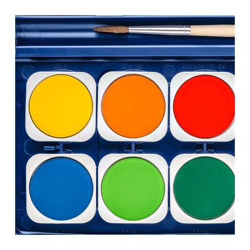 Vízfesték, 12 darabos, STAEDTLER "Noris 888"