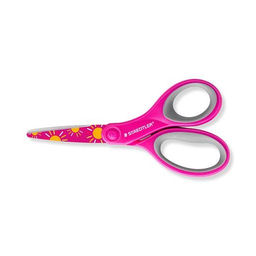 Olló, iskolai, 14 cm, STAEDTLER "Noris 965", vegyes színek