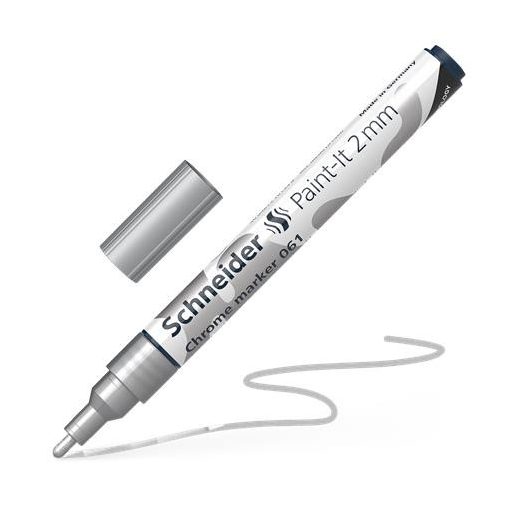 Króm marker, 2 mm, SCHNEIDER "Paint-It 061"