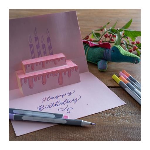 Ecsetirón készlet, hajlékony heggyel, SCHNEIDER "Paint-It 070", 10 különböző szín