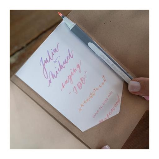 Ecsetirón készlet, hajlékony heggyel, SCHNEIDER "Paint-It 070", 10 különböző szín