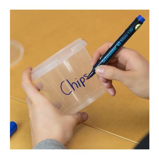 Alkoholos marker, 1-3 mm, kúpos, SCHNEIDER "Maxx 130", fekete