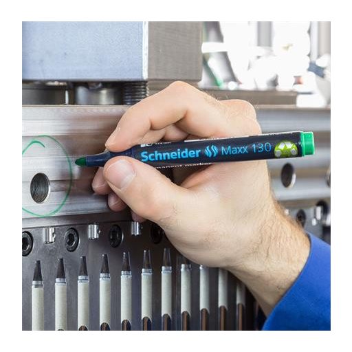 Alkoholos marker, 1-3 mm, kúpos, SCHNEIDER "Maxx 130", narancssárga