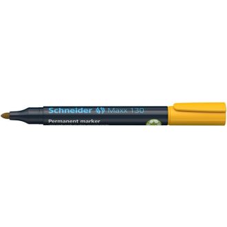   Alkoholos marker, 1-3 mm, kúpos, SCHNEIDER "Maxx 130", sárga