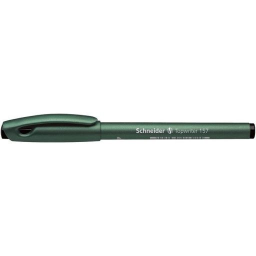 Filctoll, 0,8 mm, SCHNEIDER "Topwriter 157", fekete