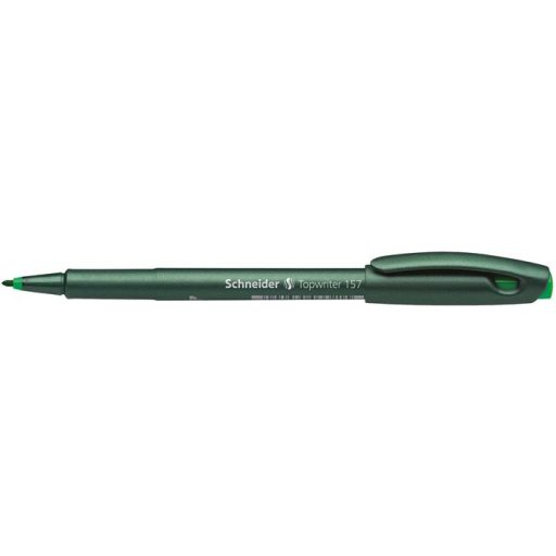 Filctoll, 0,8 mm, SCHNEIDER "Topwriter 157", zöld