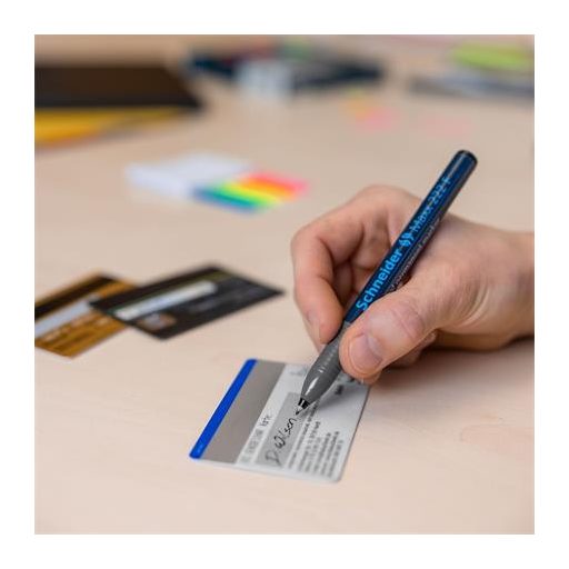 Alkoholos marker, OHP, 0,7 mm, SCHNEIDER "Maxx 222 F", piros