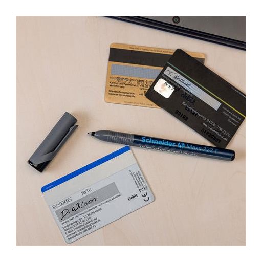 Alkoholos marker, OHP, 0,7 mm, SCHNEIDER "Maxx 222 F", piros