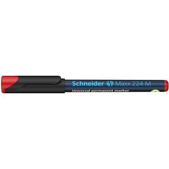   Alkoholos marker, OHP, 1 mm, SCHNEIDER "Maxx 224 M", piros