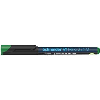   Alkoholos marker, OHP, 1 mm, SCHNEIDER "Maxx 224 M", zöld