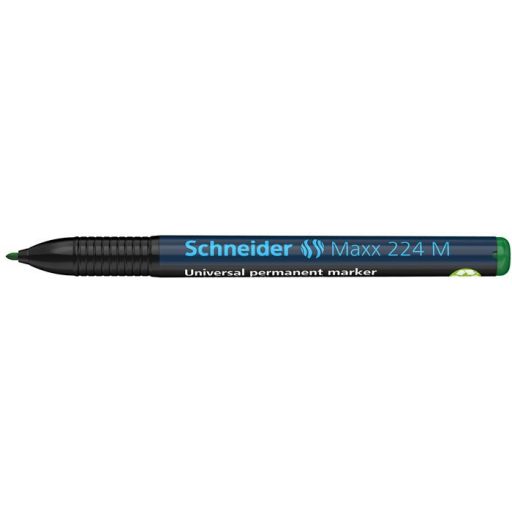 Alkoholos marker, OHP, 1 mm, SCHNEIDER "Maxx 224 M", zöld
