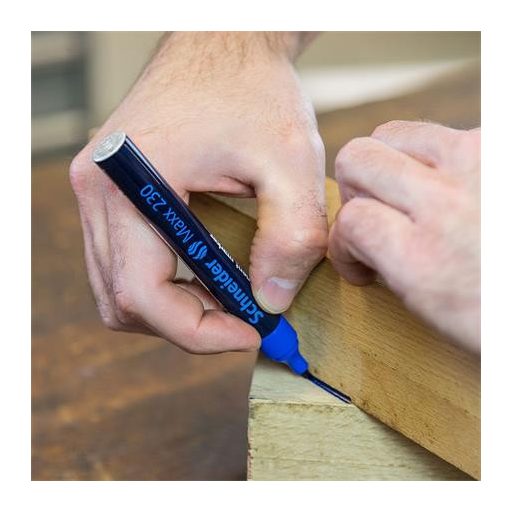 Alkoholos marker, 1-3 mm, fémházas, SCHNEIDER "Maxx 230", fekete