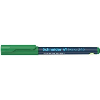   Alkoholos marker, 1-2 mm, kúpos, SCHNEIDER "Maxx 240", zöld