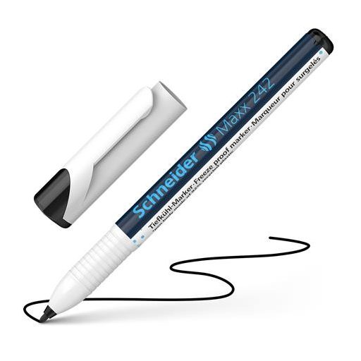 Fagyálló marker, SCHNEIDER "Maxx 242", fekete