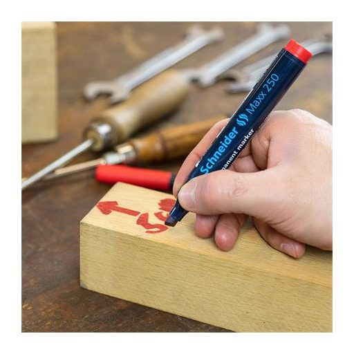 Alkoholos marker, 2-7 mm, vágott, SCHNEIDER "Maxx 250", fekete
