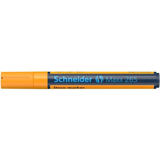 Krétamarker, 2-3 mm, SCHNEIDER "Maxx 265", narancssárga
