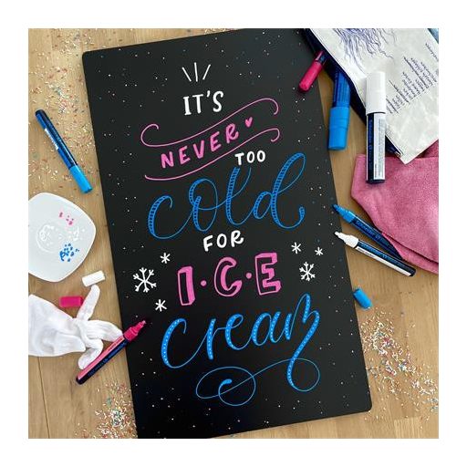 Krétamarker, 2-3 mm, SCHNEIDER "Maxx 265", világos kék