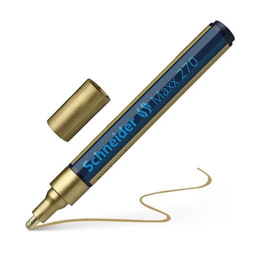 Lakkmarker, 1-3 mm, SCHNEIDER "Maxx 270", arany