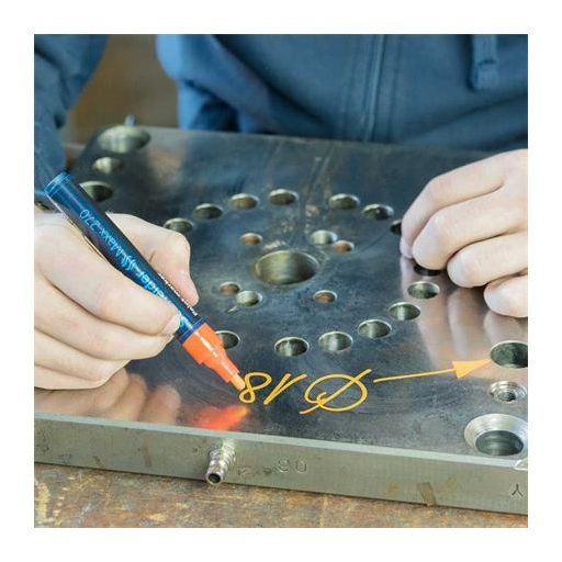 Lakkmarker, 1-3 mm, SCHNEIDER "Maxx 270", narancssárga