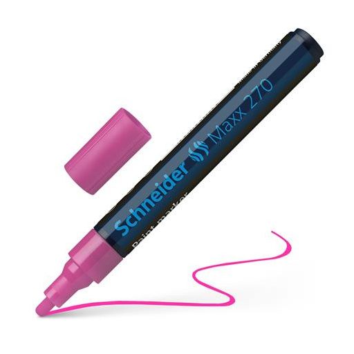 Lakkmarker, 1-3 mm, SCHNEIDER "Maxx 270", rózsaszín