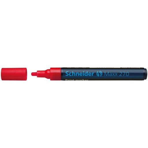 Lakkmarker, 1-3 mm, SCHNEIDER "Maxx 270", piros