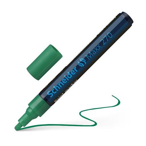 Lakkmarker, 1-3 mm, SCHNEIDER "Maxx 270", zöld