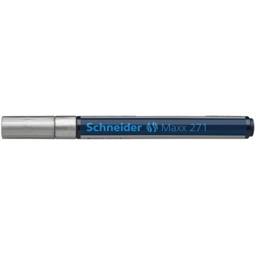 Lakkmarker, 1-2 mm, SCHNEIDER "Maxx 271", ezüst