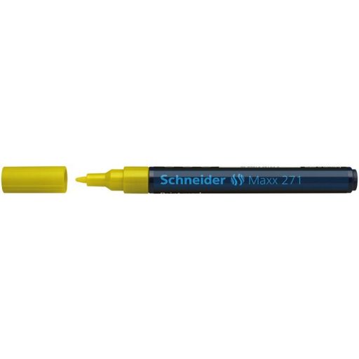 Lakkmarker, 1-2 mm, SCHNEIDER "Maxx 271", sárga