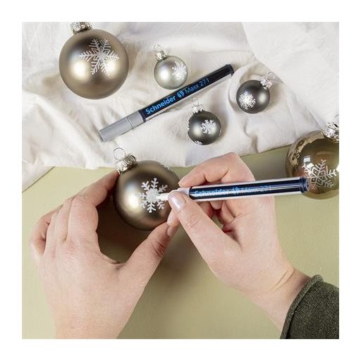 Lakkmarker, 1-2 mm, SCHNEIDER "Maxx 271", sárga