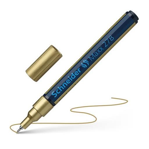 Lakkmarker, 0,8 mm, SCHNEIDER "Maxx 278", arany