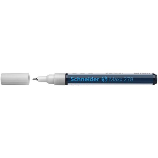 Lakkmarker, 0,8 mm, SCHNEIDER "Maxx 278", fehér