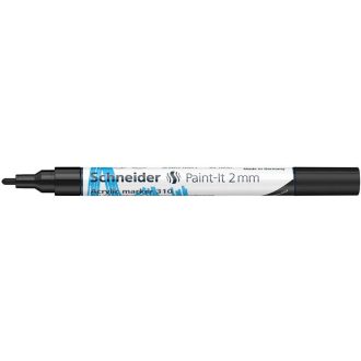   Dekormarker, akril, 2 mm, SCHNEIDER "Paint-It 310", fekete