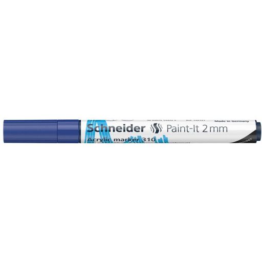 Dekormarker, akril, 2 mm, SCHNEIDER "Paint-It 310", kék