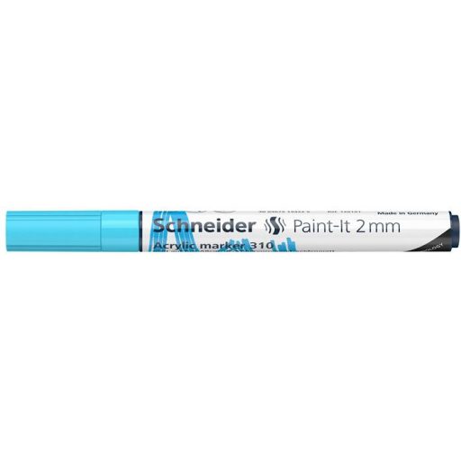 Dekormarker, akril, 2 mm, SCHNEIDER "Paint-It 310", pasztellkék