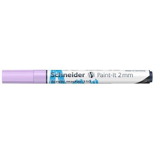 Dekormarker, akril, 2 mm, SCHNEIDER "Paint-It 310", pasztell-lila