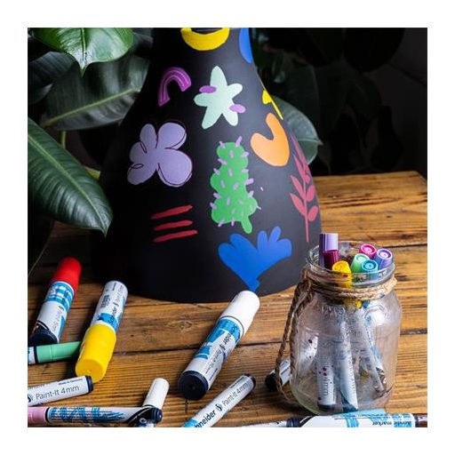 Dekormarker, akril, 2 mm, SCHNEIDER "Paint-It 310", piros