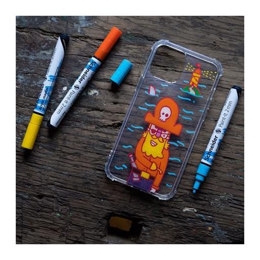 Dekormarker, akril, 2 mm, SCHNEIDER "Paint-It 310", rózsaszín