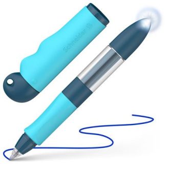   Rollertoll, írástanuló, patronos, M-es, SCHNEIDER "Base Senso", kék-türkiz