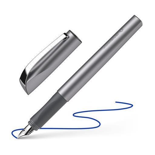 Töltőtoll, M-es, SCHNEIDER "Ceod Shiny", grafitszürke