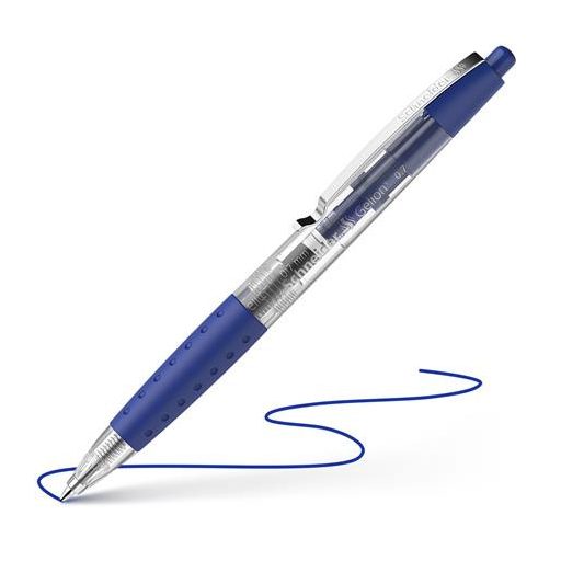 Zseléstoll, 0,4 mm, nyomógombos, SCHNEIDER "Gelion +", kék