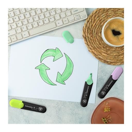 Szövegkiemelő, 1-5 mm, SCHNEIDER "Job Pastel", világos rózsaszín