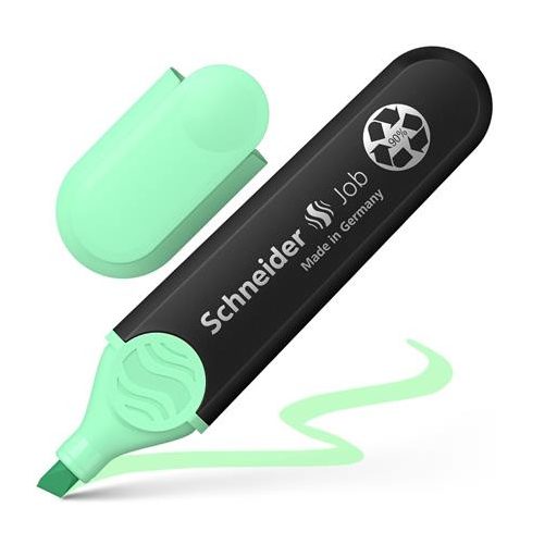 Szövegkiemelő készlet, 1-5 mm, SCHNEIDER "Job Pastel", 6 különböző pasztell szín