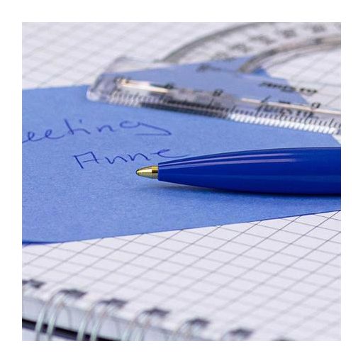 Golyóstoll, 0,5 mm, nyomógombos, SCHNEIDER "K15", piros