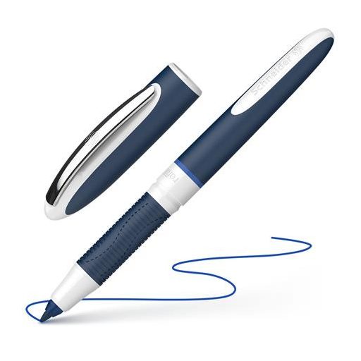 Rollertoll, patronos, 0,6 mm, SCHNEIDER "One Change", kék