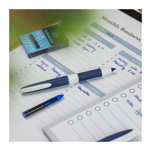 Rollertoll, patronos, 0,6 mm, SCHNEIDER "One Change", kék