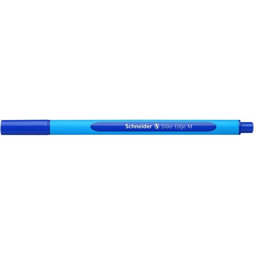 Golyóstoll, 0,5 mm, kupakos, SCHNEIDER "Slider Edge M", kék