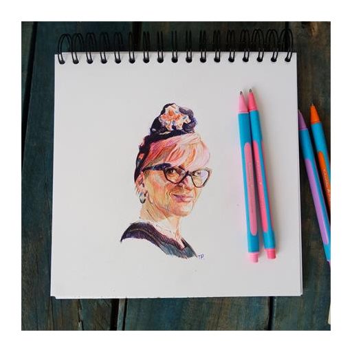 Golyóstoll, 0,7 mm, kupakos, SCHNEIDER "Slider Edge XB Pastel", lila