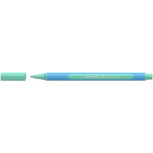Golyóstoll, 0,7 mm, kupakos, SCHNEIDER "Slider Edge XB Pastel", menta